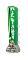 Light up billiard sign