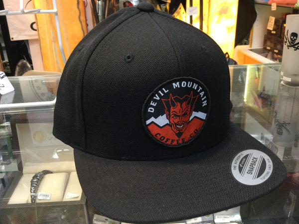 Devil Mountain coffee snap back hat