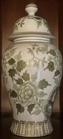 Mid-Century Marvelous! Gorgeous Ginger Jar / Chinoiserie. Divine design "Andrea by Sadek"!!