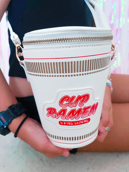 Cup ramen noodle soup handbag