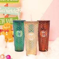 Tall, dazzling jewel holographic Tumblr green