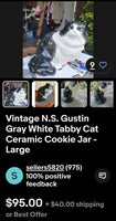 Adorable Collectible N.S. Gustin Antique Cookie Jar.