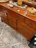 Tremendous Taylor Jameson USA Mid-Century Modern Cherry Dresser & Mirror