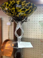 Artistic Dream! Handblown Pedestal statement Piece from Poland!