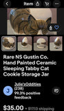 Adorable Collectible N.S. Gustin Antique Cookie Jar.