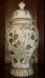 Mid-Century Marvelous! Gorgeous Ginger Jar / Chinoiserie. Divine design "Andrea by Sadek"!!