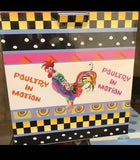 Rockin' Rooster "Coq Au Vin" from the "Poultry In Motion" Collection.