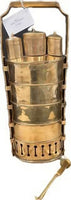 Pipin' Hot Antique Brass Pippin! Food Storage & Serving System.
