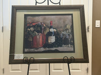 Just like fine wine, this vintage art piece has gotten better with age