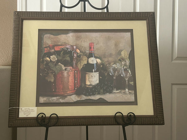 Just like fine wine, this vintage art piece has gotten better with age