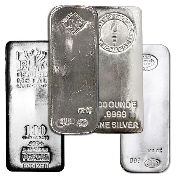 100 oz Silver bar