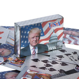 Trump Poker Playing Cards with Gold or Silver Foil